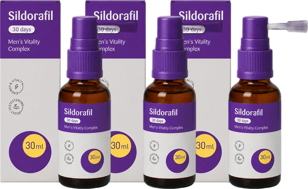 Sildorafil kolme pulloa, 90 päivän varasto